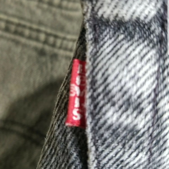 VTG RARE❗❗❗ 1989 Levis 506 Black Acid Wash Jeans Red Tag Size 34 X 30 USA MADE❗❗ - Picture 8 of 12